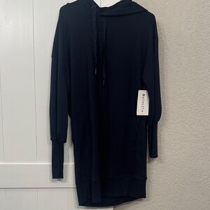 Athleta Navy Blue Long Sleeve Dress